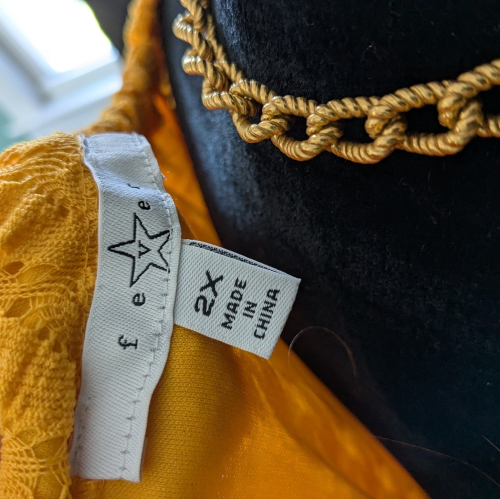 Yellow Women's Top - Picture 2 of 5